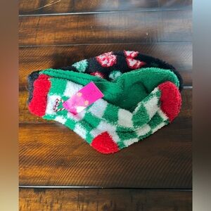 Bestsy Johnson Holiday Socks - Green, Red, and Black